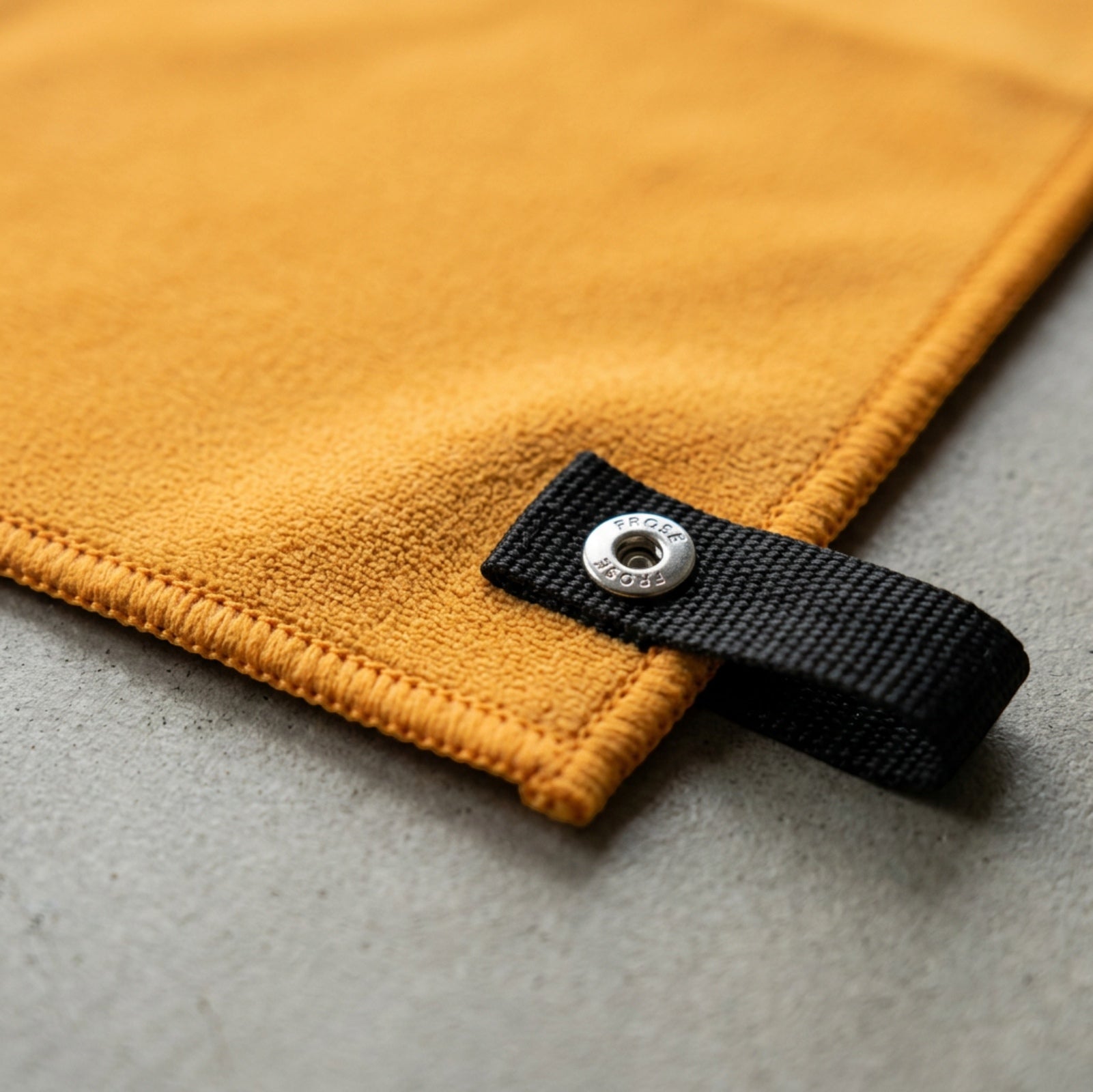 Frose Recycled Microfiber Training Towel 95 x 30 cm Saffron - Detail view