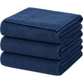 Frose Workout Hand Towel Set Navy 3 Pack